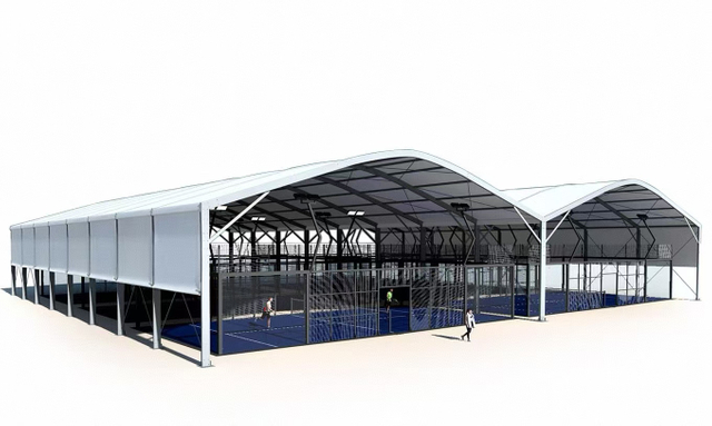 Widely used Popular choice Customized Modified Double Court Roof 24*24*6