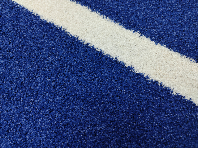 High Wear Resistance Multi-purpose Economical Length 12mm Blue Artificial Turf Grass