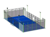 Easy Assembly Disassembly Mobile Version Classic Padel Tennis Court