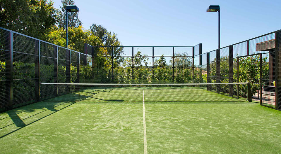 standard padel court
