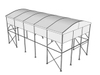 Customized Cover Size Aluminum Alloy Frame Canopy for One Or More Padel Courts