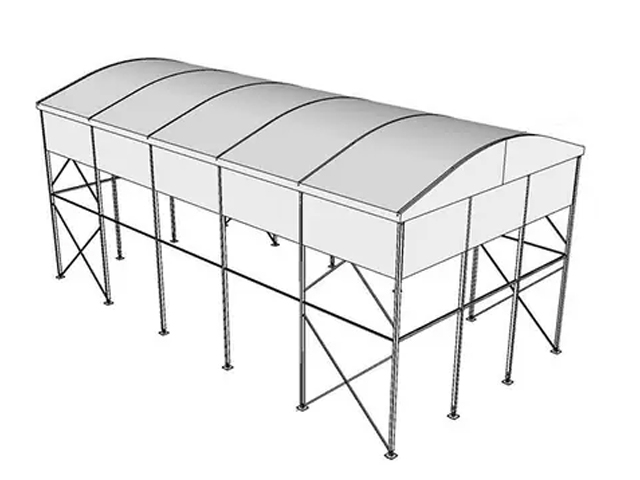 Customized Cover Size Aluminum Alloy Frame Canopy for One Or More Padel Courts