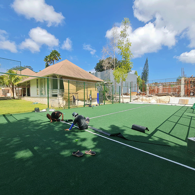 Green turf Post-Installation