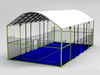 Direct Manufacturer All Weather Use Integrated Cover Roofed Padel Court