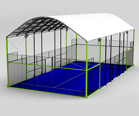 Roofed Padel Court