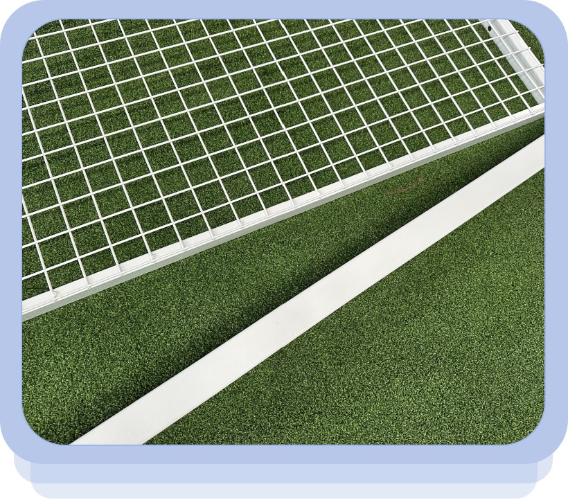 Commercial padel court steel frame system with safety mesh design