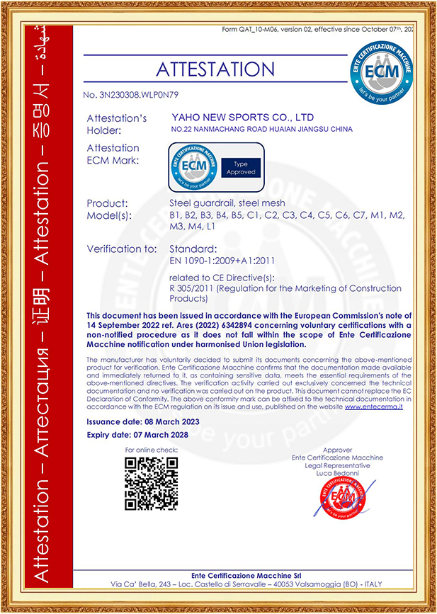 EN1090, Court Profile