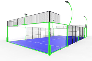Hot Selling Direct Manufacturer CE Certificate Panoramic Type Padel Court