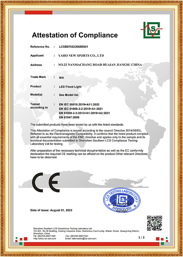 CE, LED Flood light