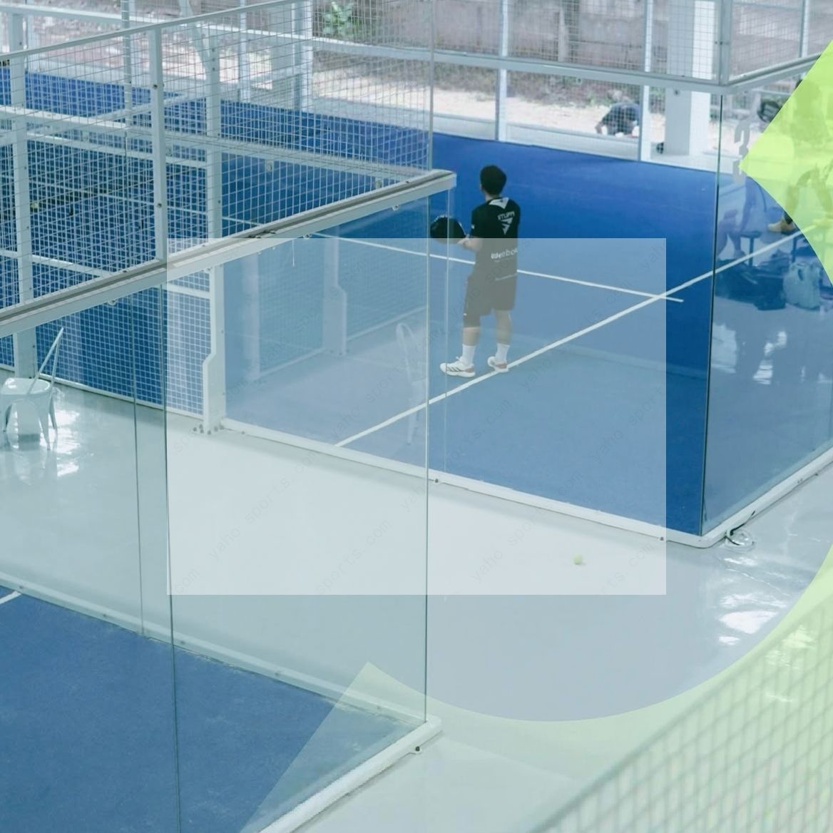 yaho full panoramic padel court