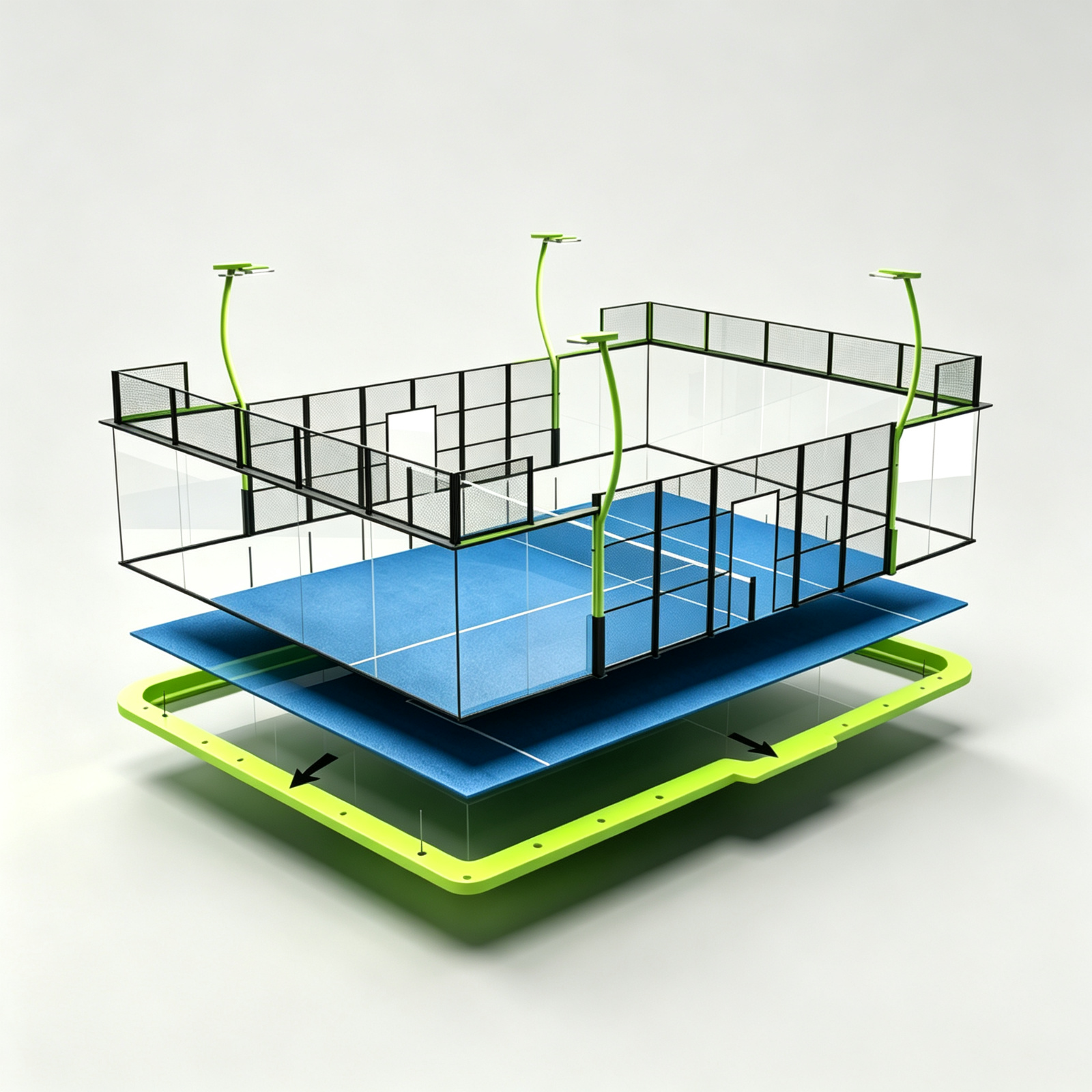 portable padel court
