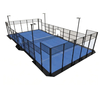10x20m Mobile Outdoor for Tennis Paddle Courts Portable Padel Court