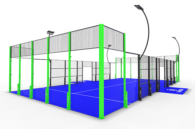 Economic Classic Steel Frame Standard Padel Tennis Court 