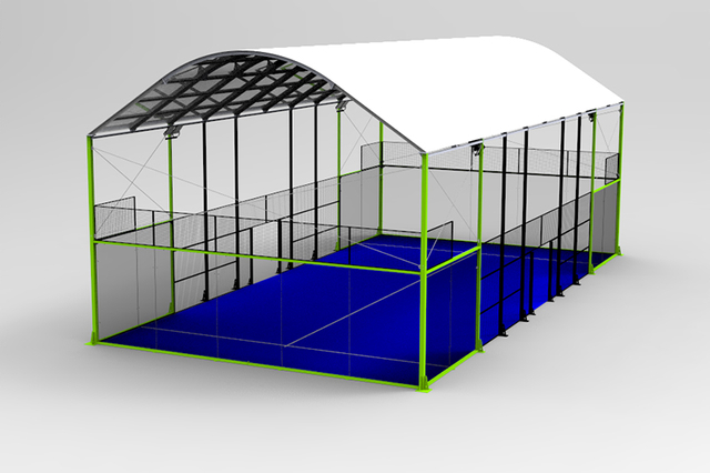 Roofed Padel Court