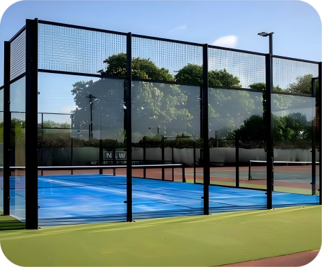 standard padel court